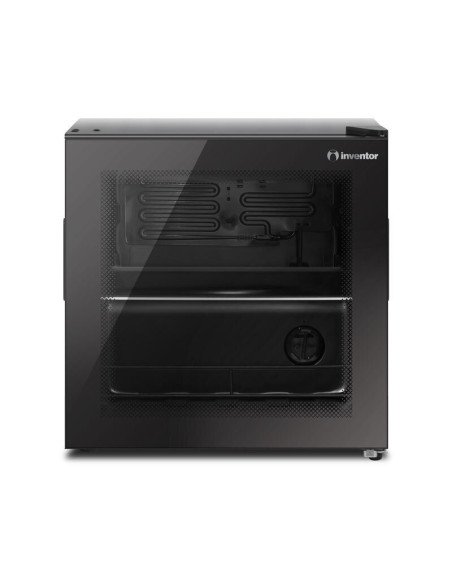 INVENTOR BC-44BE 44LT ΜΑΥΡΟ MINIBAR 49x47 ΜΕ ΓΥΑΛΙ ΒΙΤΡΙΝΑ