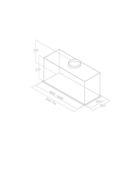 ELICA FOLD BL MAT/A/52 52εκ  PRF0181960 ΜΑΥΡΟΣ ΜΗΧΑΝΙΣΜΟΣ