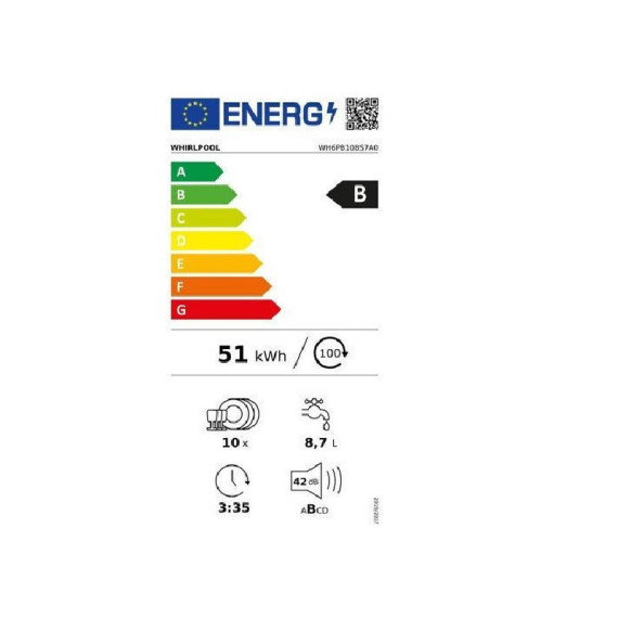 WHIRLPOOL WH6PB10BS7A0 ΕΝΤ  45εκ