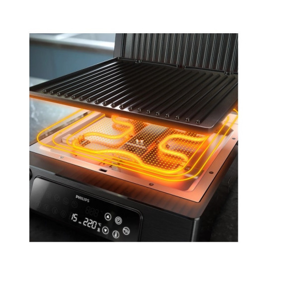 PHILIPS HD6307/70 2000W ΓΚΡΙΛ ΑΠΟΣΠ....