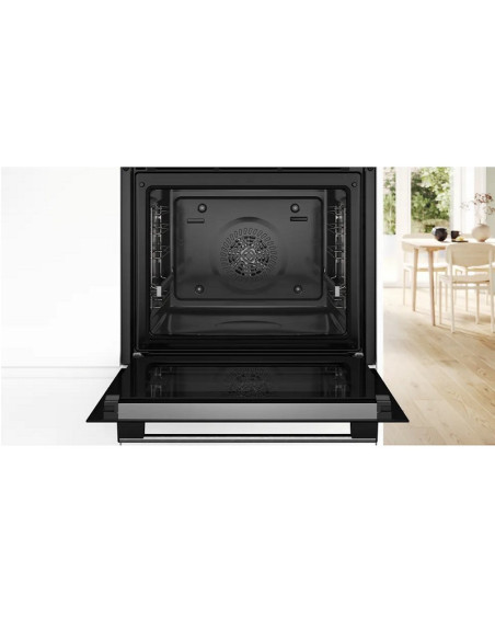 BOSCH HBA574ES3 ΑΝΩ ΠΑΓΚΟΥ ΙΝΟΧ 71lit ΠΥΡΟΛΗΣΗ ΜΕ 7 ΤΡΟΠΟΥΣ ΨΗΣ.