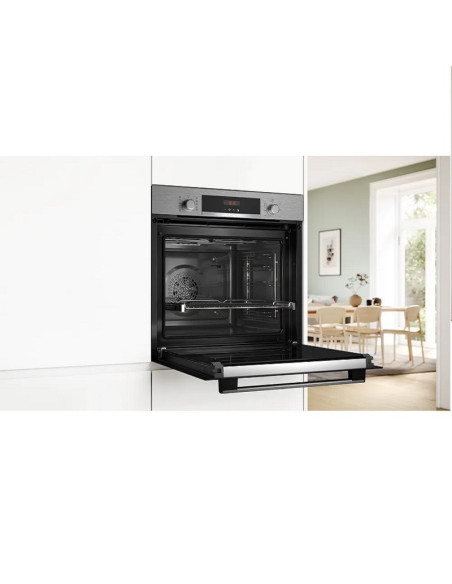 BOSCH HBA574ES3 ΑΝΩ ΠΑΓΚΟΥ ΙΝΟΧ 71lit ΠΥΡΟΛΗΣΗ ΜΕ 7 ΤΡΟΠΟΥΣ ΨΗΣ.