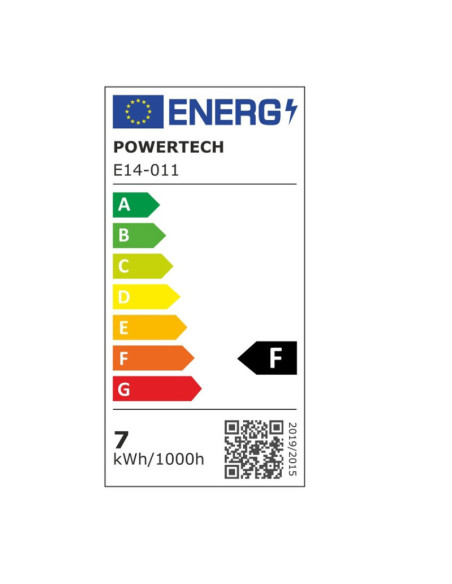 ΛΑΜΠΑ LED POWERTECH CANDLE E14-011 7W,4000K, E14, 600lm